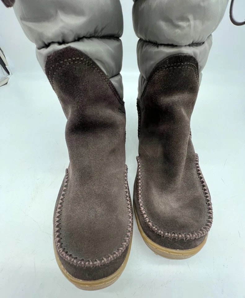 Columbia Mujeres Omni-Grip Botas de Invierno Talla 9.5 Gamuza Impermeables Media Pantorrilla Marrón Foto 4 de 4