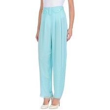 NWT Emporio Armani Casual 100 Mulberry Silk Lined Trousers Size IT 40/US 4/6