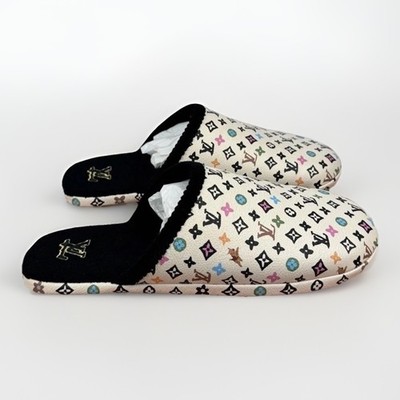Louis Vuitton x Tyler The Creator - Monogram Print Slippers Size: LV 9 Fits UK 9