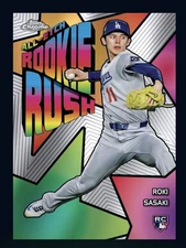 2025 MLB TOPPS Chrome All-Etch Rookie Rush -ROKI SASAKI (Topps Bunt DigitaI card
