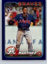 2024 Topps J.P. Martinez - Rookie Royal Blue #685 Atlanta Braves