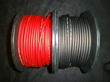 10 GAUGE SPEAKER WIRE 50 FT RED BLACK CABLE AWG STEREO CAR HOME MONSTER SUBS