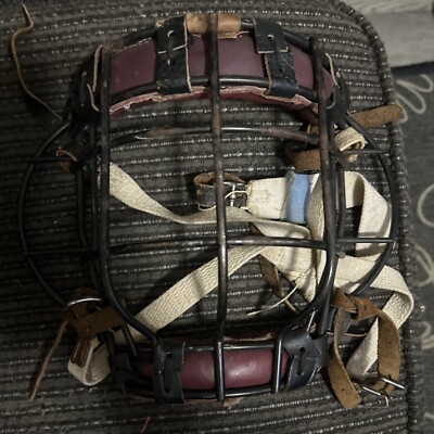 Winnwell Goalie Mask Model 28 Vintage Rare Metal Cage Hockey Canada