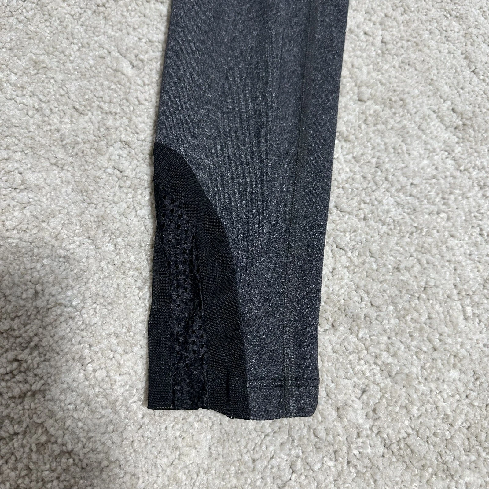 beyond-yoga high waisted stretch skinny mesh leggings