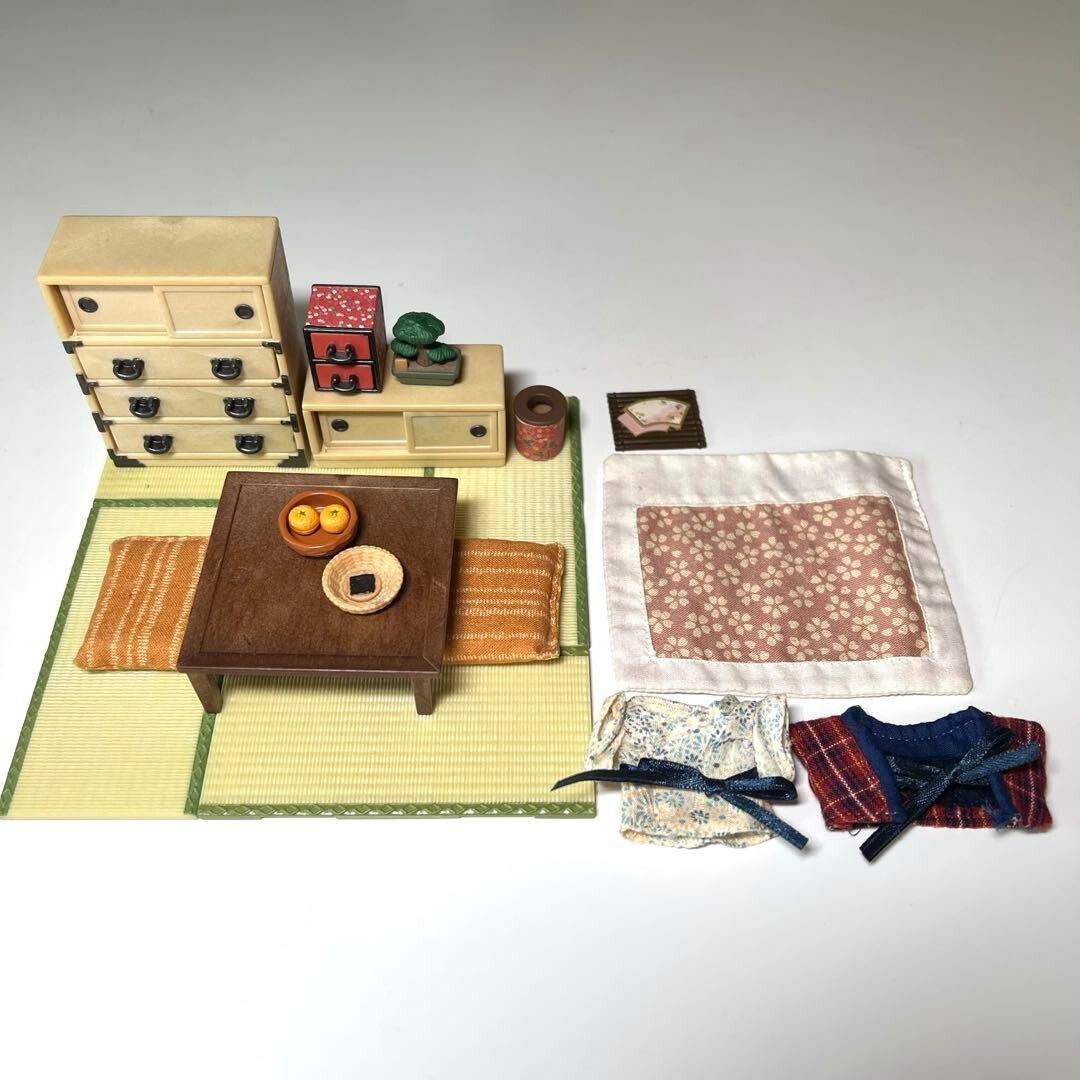 Sylvanian Families 20th Anniversary Japanese Room Set Rare