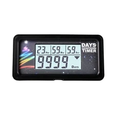Digital 999 Days Countdown Clock Timer for Vacation Retirement Wedding Reminder