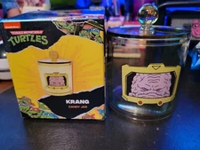 Nickelodeon Nick Box Halloween Exclusive TMNT Krang Plastic Candy Jar 4 1/2" New