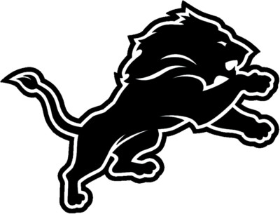 Vinyl Decal Truck Car Sticker Laptop - Football NFL Detroit Lions