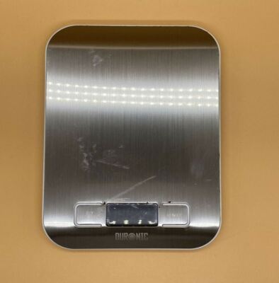 Duronic Electronic KS1007 Silber elektrische Waage 5 kg/11 Pfund Kapazität
