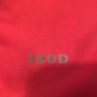 IZOD GOLF WINDBREAKER PERFORM-X HI-TECH FABRIC SIZE S RED AND BLACK 1/4 ZIP NEW — photo 2