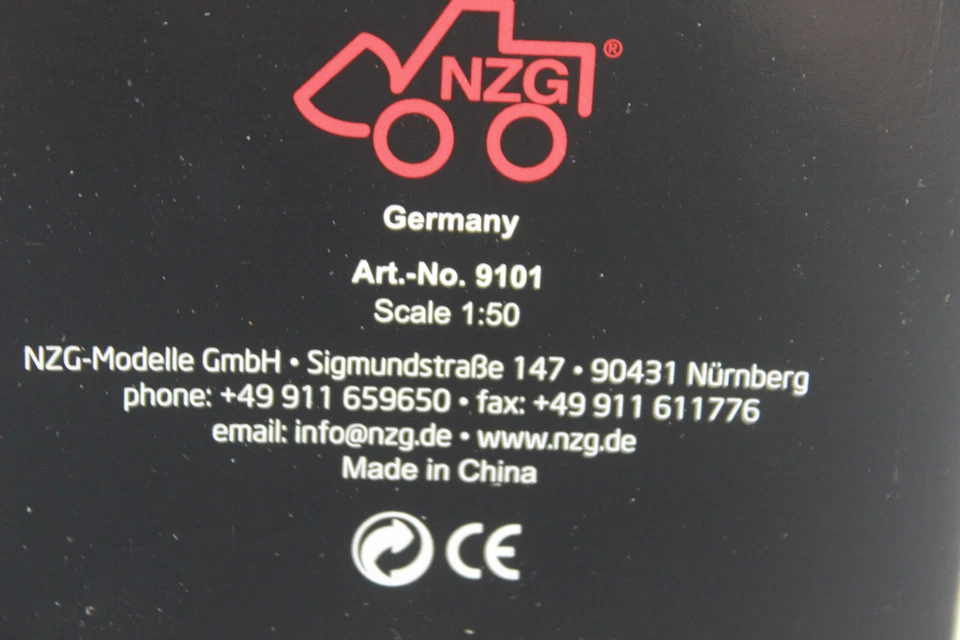 !! Sale !! NZG 9101 /01 MB Unimog UGE 400 Mower Escota 1:50 New in OVP - Image 4 of 4
