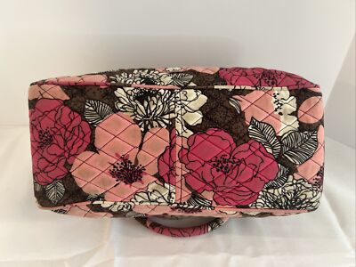 Vera Bradley Mocha Rouge purse/bag. Includes One Strap Accessory