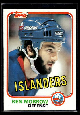 1981-82 Topps #E91 Ken Morrow ''Set Break'' Mint New York Islanders