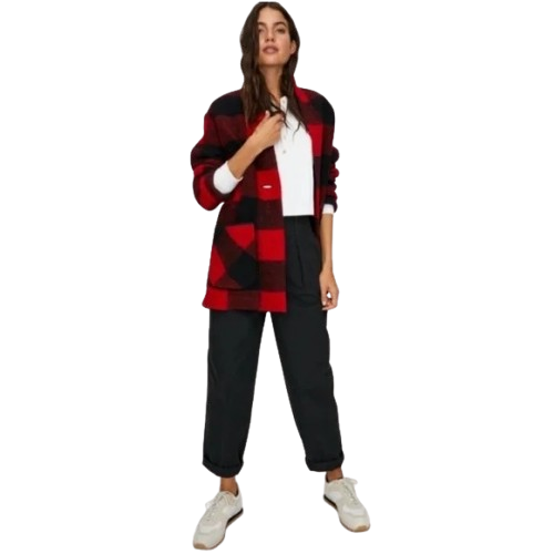 NWOT Womens Size Large Aritzia Wilfred Free Buffalo Check Plaid