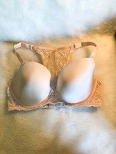 Paramour by Felina SUGAR BABY Carolina Lace T-Back Bra 38DD 115011 Underwire