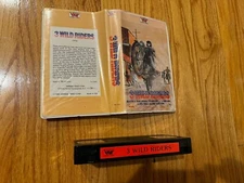 3 WILD RIDERS (1976 NTSC VHS ) Imperial Video Corp. (1983) Clamshell Very Good