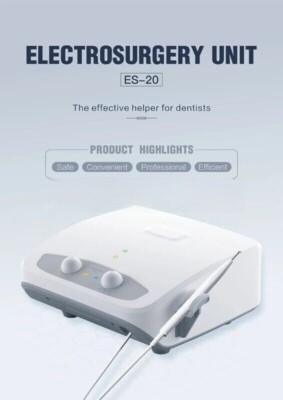Dental Electro Surgery Digital Unit 110V with 7 Electrodes 30W