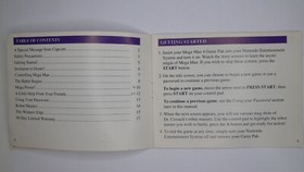 Nintendo Game Manual Notice: Mega Man IV 4  NES-4V-USA English
