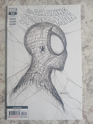 Amazing Spider-Man #55 1:50 2nd Print Gleason Variant NM- Marvel Comics Spencer
