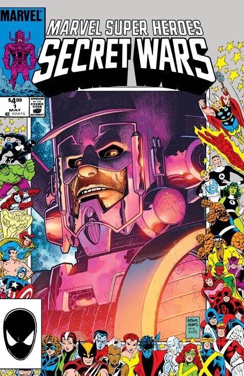 Marvel Super Heroes Secret Wars #1 Art Adams Galactus Frame Variant 2024