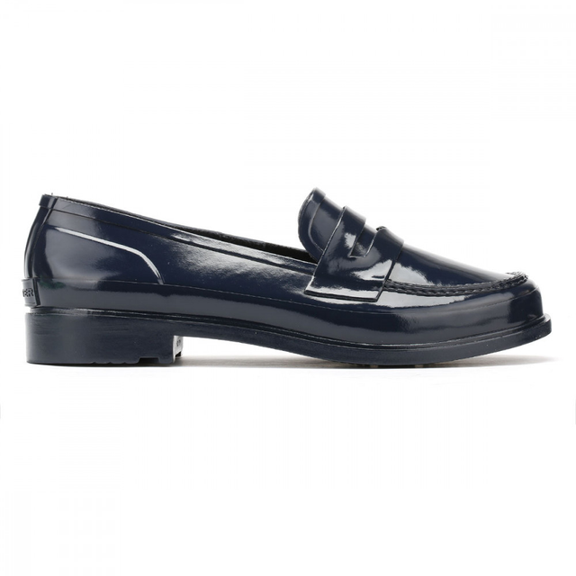 hunter rubber loafers