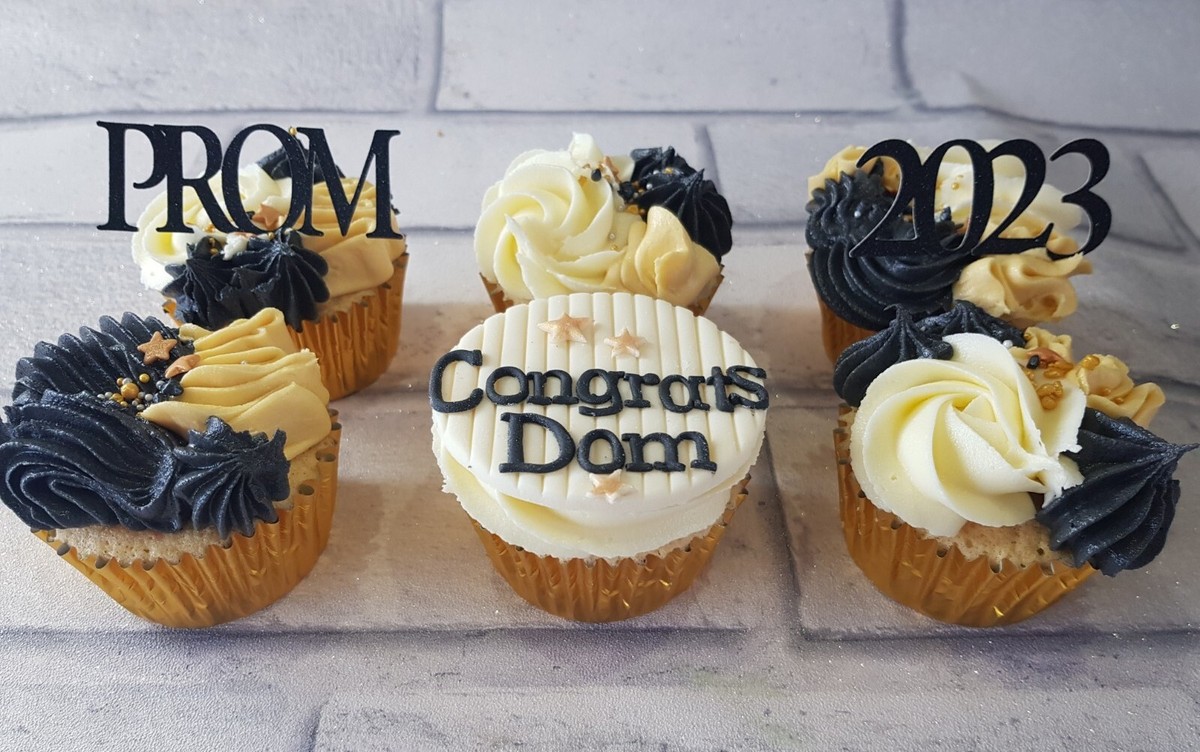 Cupcakes Prom Grad Decorations 2025 ZHUOWEISM 36 PCS Prom 2024 Cupcake