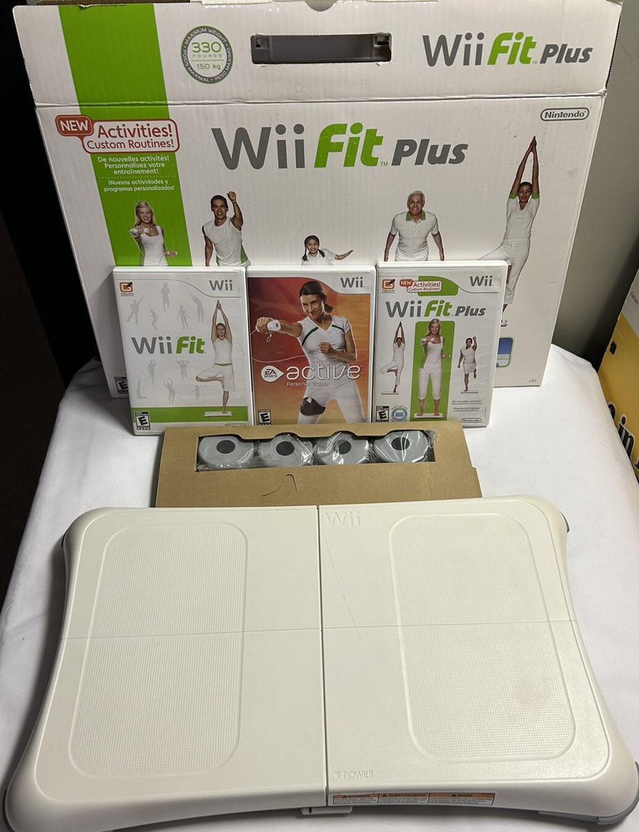 Nintendo Wii Fit Balance Board w/Wii Fit, Wii Fit Plus & Sports