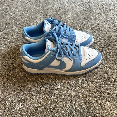 Mens Nike Dunk Low University Blue/White, Size 9, W/Box