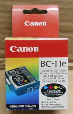 Canon BC-11E Color BJ Cartridge  BJC 50 70 80  BN700  StarWriter Jet 350c 550c A