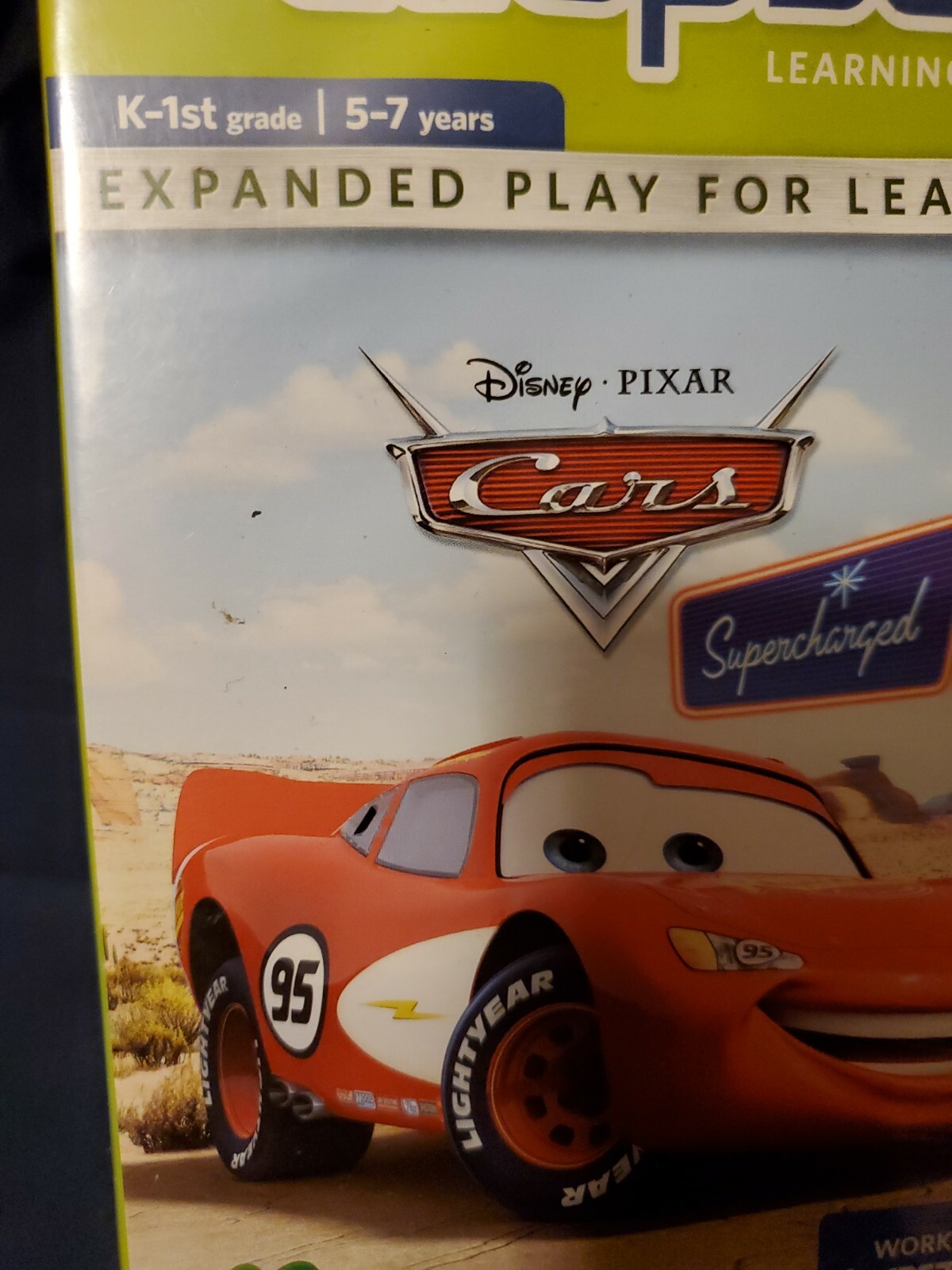 LeapFrog Leapster 1 & 2 Learning Game Disney PIXAR Cars Supercharged K