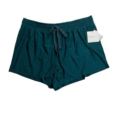Beyond Yoga Relax & Recharge Sleep Shorts Deep Sea Green NWT Plus Size 2X