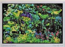 Garden 131060 Bog Plants A4 Watercolour print