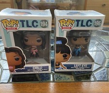 FUNKO POP ROCKS TLC X2 #194 CHILLI + #196 LEFT EYE Vinyl Figures 2020