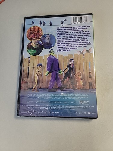 Monster Family DVD 2017 Halloween Frankenstein Werewolf Comedy Kids Movie NEW - Picture 2 of 4