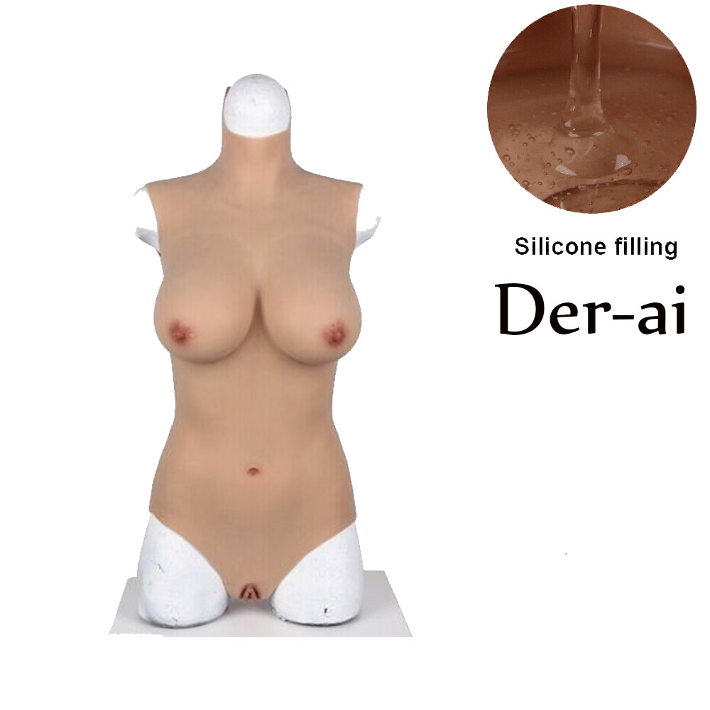 Dokier Silicone Bodysuit – Breast Forms & Hip Shaping, Discreet Packaging, Cup Sizes C/D/E