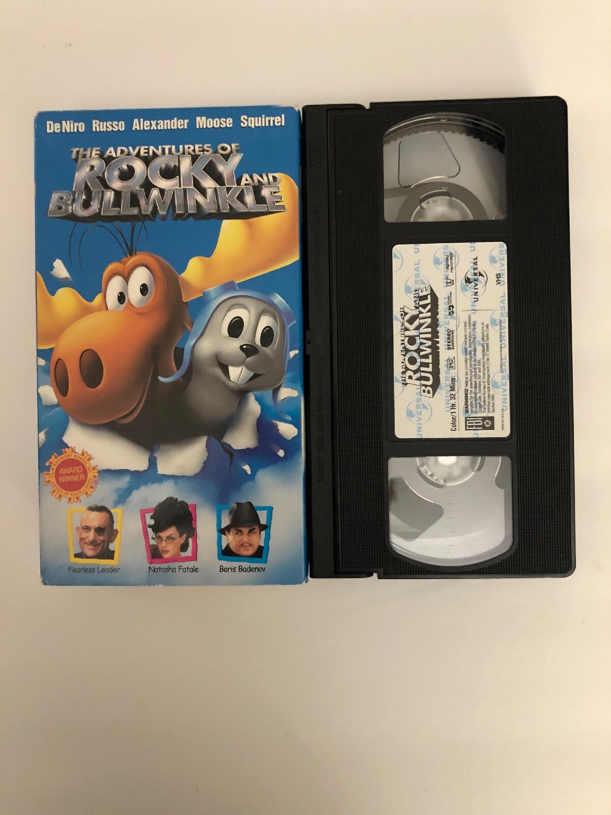 The Adventures of Rocky and Bullwinkle (VHS, 2001)TESTED-RARE VINTAGE ...
