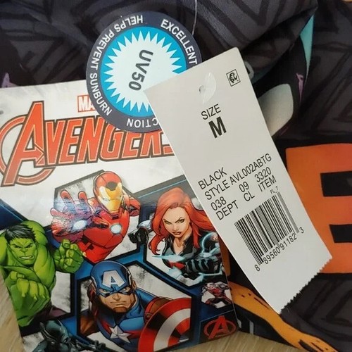 NWT Marvel Avengers Black Panther Youth Boys Lined Board Shorts Size M - Picture 6 of 6