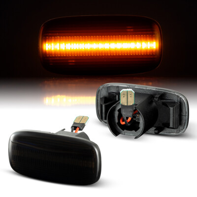 passend für Nissan Skyline R34 1998-2002 LED Seitenblinker Schwarz Set