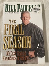 Bill Parcells Signed - Autographed The Final Season Book - NY Giants - COA