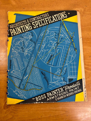 Vintage Architects Contractor's Painting Specifications by Boss Painter Products