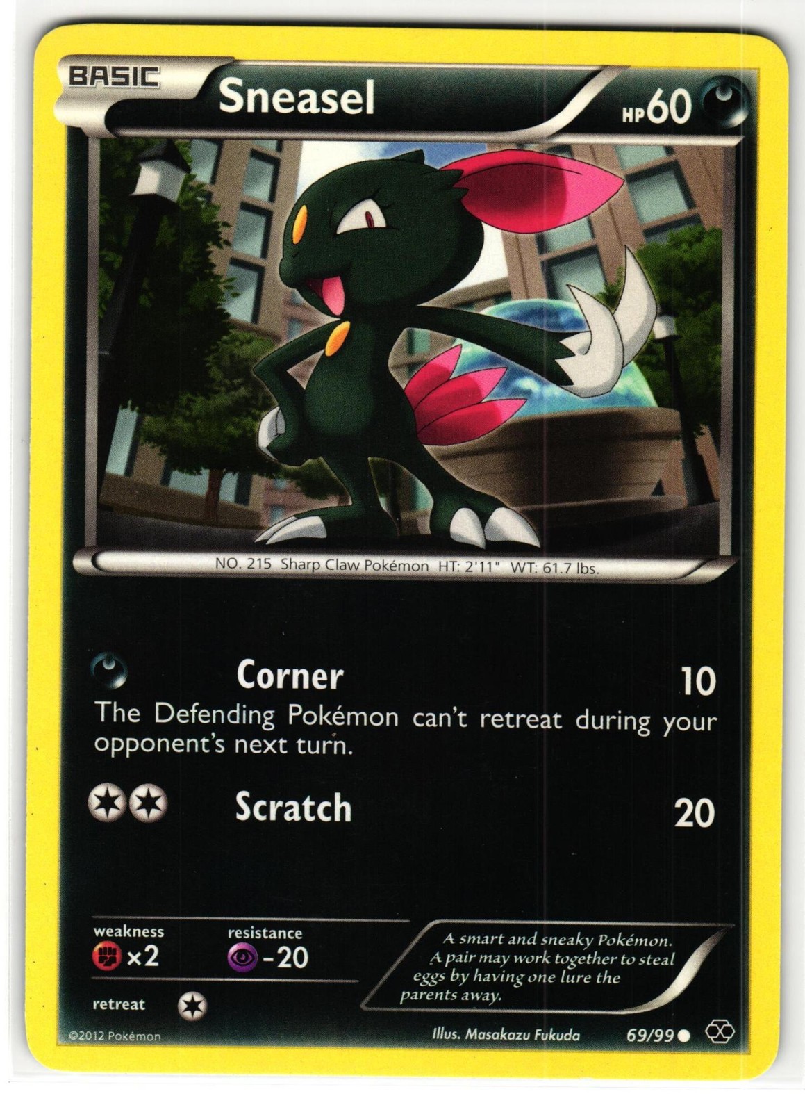 SNEASEL 69/99 NEXT DESTINIES ENGLISH POKEMON TCG