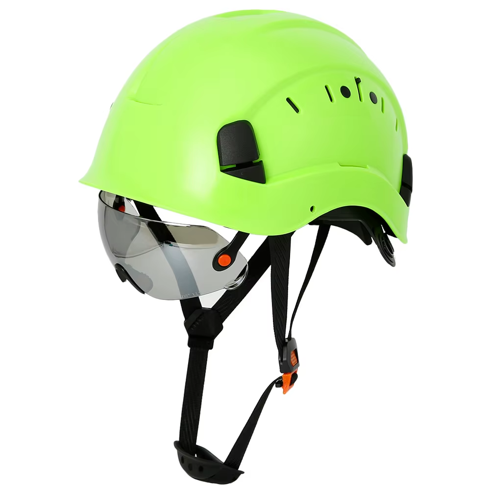 CE Safety Helmet Hard Hat with Goggles for Construction ABS ANSI