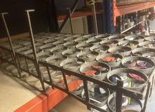 Casier Porte Bouteille à Vin Cave Champagne Vignoble Fer Forgé Chai Château