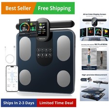 Scale for Body Weight, 8 Electrode Smart Bathroom Scale with BMI Body Fat Mus...