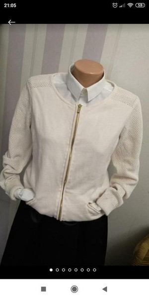 Women Patrizia Pepe Sweater White Cotton 40