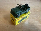 Vintage Military Dinky Toys # 674 Austin Champ Jeep with Original Box