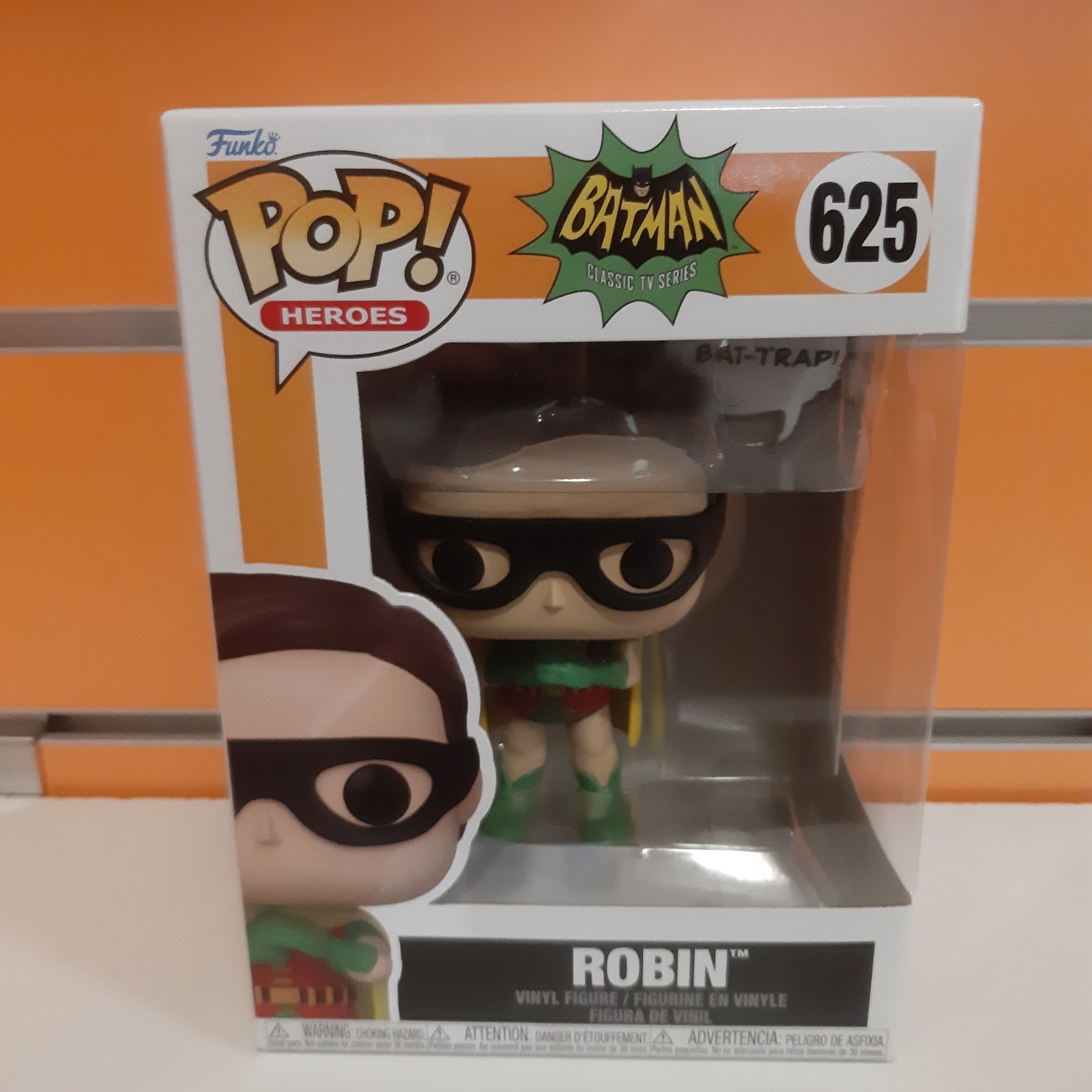 Funko Pop! Heroes n. 625 Batman Classic TV Series - Robin NUOVO