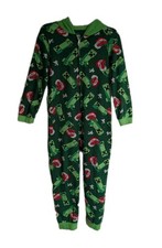 Minecraft Boys 14/16 Fleece One Piece Hooded Blanket Sleeper Pajamas 0356