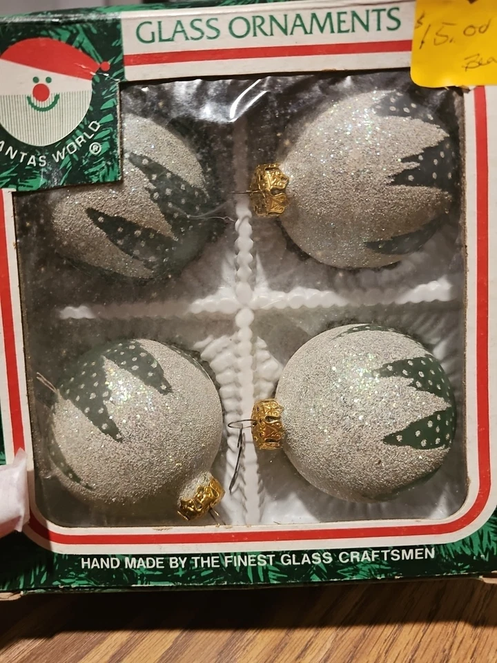 hand made glass christmas ornaments poland - Image 2 of 3