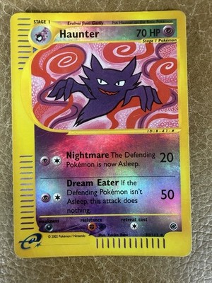 2002 Pokemon Haunter 80/165 Expedition Base Set Reverse Holo